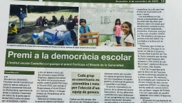 IE Castellterçol_premi democràcia escolar